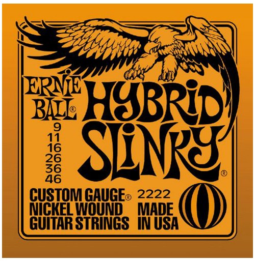 ERNIE BALL 2222 9-46 HYBRID SLINKY strune za električno kitaro